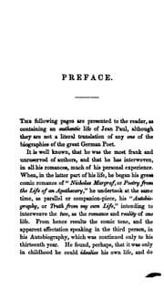 Tapa de Life of Jean Paul F. Richter, compiled from various sources [by E.B. Lee], together with his ..