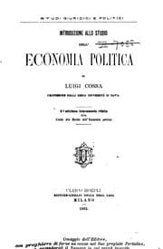 Tapa de Introduzione allo studio dell'economia politica: 3a ed. interamente rifatta ..