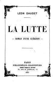 Tapa de La lutte: roman d'une guérison