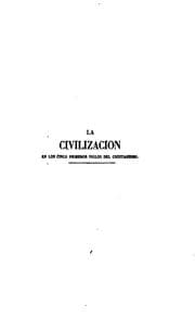 Tapa de La civilización en los cinco primeros siglos del cristianismo, lecciones
