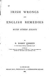 Tapa de Irish Wrongs and English Remedies