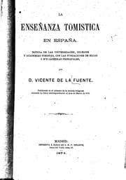 Tapa de La enseñanza tomística en España: Noticia de las universidades, colegios y ..