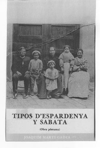 Tapa de Tipos d'espardenya y sabata