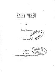 Tapa de Knihy veršů od Jana Nerudy