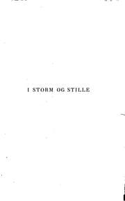 Tapa de I storm og stille: historier fra søen