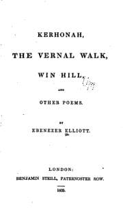 Tapa de Kerhonah, The Vernal Walk, Win Hill, and Other Poems