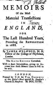 Tapa de Memoirs of the Most Material Transactions in England: For the Last Hundred ..