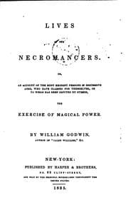 Tapa de Lives of the necromancers. Or, An account of ... persons ... who have ..