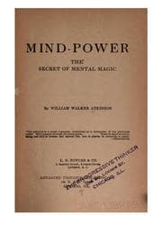 Tapa de Mind-power ; the secret of mental magic