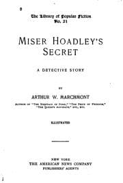 Tapa de Miser Hoadley's Secret: A Detective Story