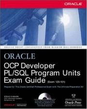 Tapa de OCP developer PL/SQL program units exam guide
