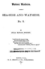 Tapa de Nature Readers: Sea-side and Way-side. No. 1-4