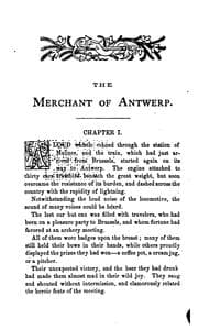 Tapa de The Merchant of Antwerp
