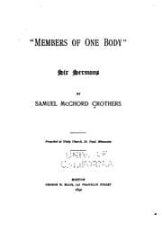 Tapa de Members of one body