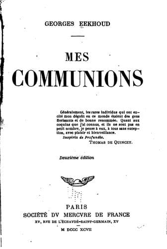 Tapa de Mes communions ..