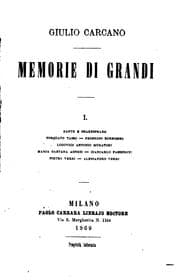 Tapa de Memorie di grandi