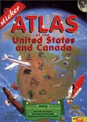 Tapa de Sticker Atlas of the United States and Canada