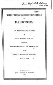 Tapa de The Philosophic Bearings of Darwinism