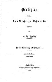 Tapa de Predigten in der Domkirche zu Schwerin gehalten: Vierter Sammlung, erste ..