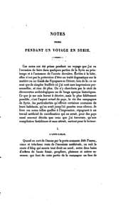 Tapa de Notes prises pendant un voyage en Syrie