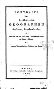 Tapa de Portraits der berühmtesten Geographen, Seefahrer, Reisebeschreiber und ..