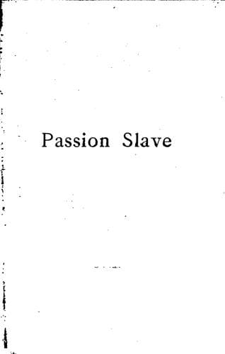 Tapa de Passion Slave