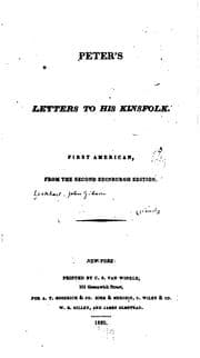 Tapa de Peter's Letters to His Kinsfolk