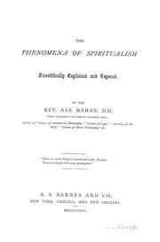 Tapa de The Phenomena of Spiritualism Scientifically Explained and Exposed