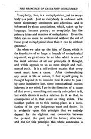 Tapa de The Principle of Causation Considered in Opposition to the Atheistic Theories