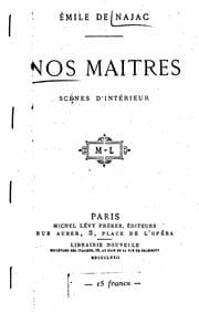 Tapa de Nos maîtres: scènes d'intérieur