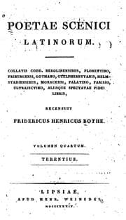 Tapa de Poetae scenici latinorum: collatis codd. berolinensibus, florentino, friburgensi, gothano ..