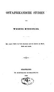 Tapa de Ostafrikanische Studien: Mit einer Karte von Nord-abyssinien