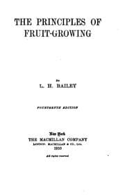 Tapa de The Principles of Fruit-growing