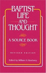 Tapa de Baptist Life and Thought