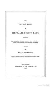 Tapa de The Poetical Works of Sir Walter Scott ...