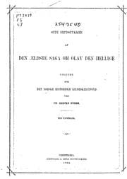 Tapa de Otto brudstykker af den aeldste saga om Olav den Hellige