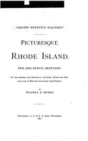 Tapa de Picturesque Rhode Island: Pen and Pencil Sketches of the Scenery and History Its Cities, Towns ..