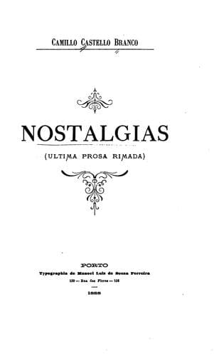 Tapa de Nostalgias: ultima prosa rimada