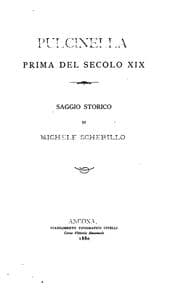 Tapa de Pulcinella prima del secolo XIX: saggio storico