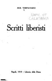 Tapa de Scritti liberisti
