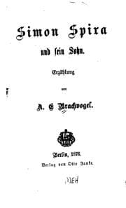 Tapa de Simon Spira und sein Sohn: Erzählung