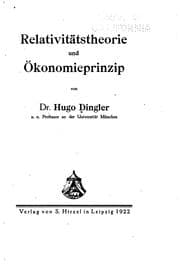 Tapa de Relativitätstheorie und Ökonomieprinzip