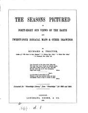 Tapa de The Seasons Pictured in Forty-eight Sun Views of the Earth and Twenty-four ..