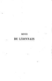 Tapa de Revue du Lyonnais