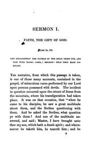 Tapa de Sermons Preached Before the University of Oxford