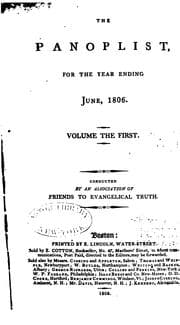 Tapa de The Panoplist, Or, The Christian's Armory