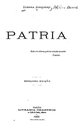 Tapa de Pátria