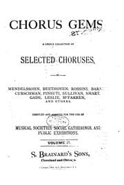 Tapa de Chorus Gems: A Choice Collection of Selected Choruses
