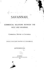 Tapa de Savannah: Commercial Relations Between the West and Savannah. Commercial History of Savannah ...