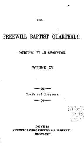 Tapa de The Freewill Baptist Quarterly